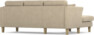 Eden - 2-sits soffa med schäslong - Beige