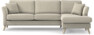 Eden - 2,5-sits soffa med schäslong - Beige