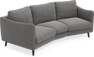 Madison - 3-sits soffa svängd, 70 cm - Grå