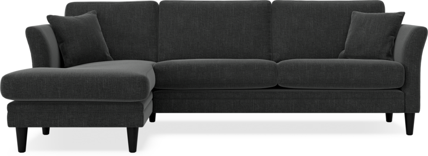 Eden - 2,5-sits soffa med schäslong - Grå