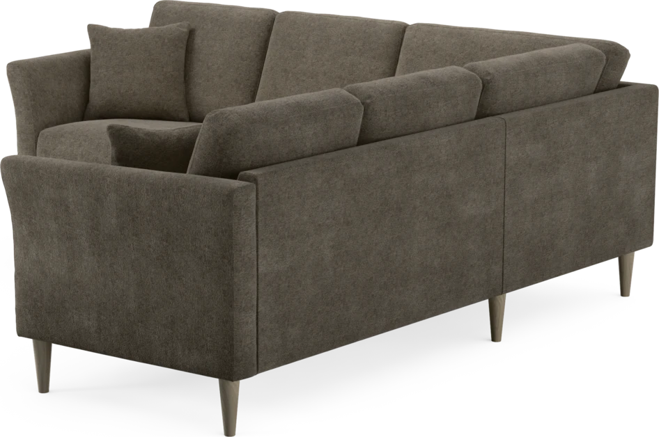 Eden - Hörnsoffa, 2+2-sits - Brun