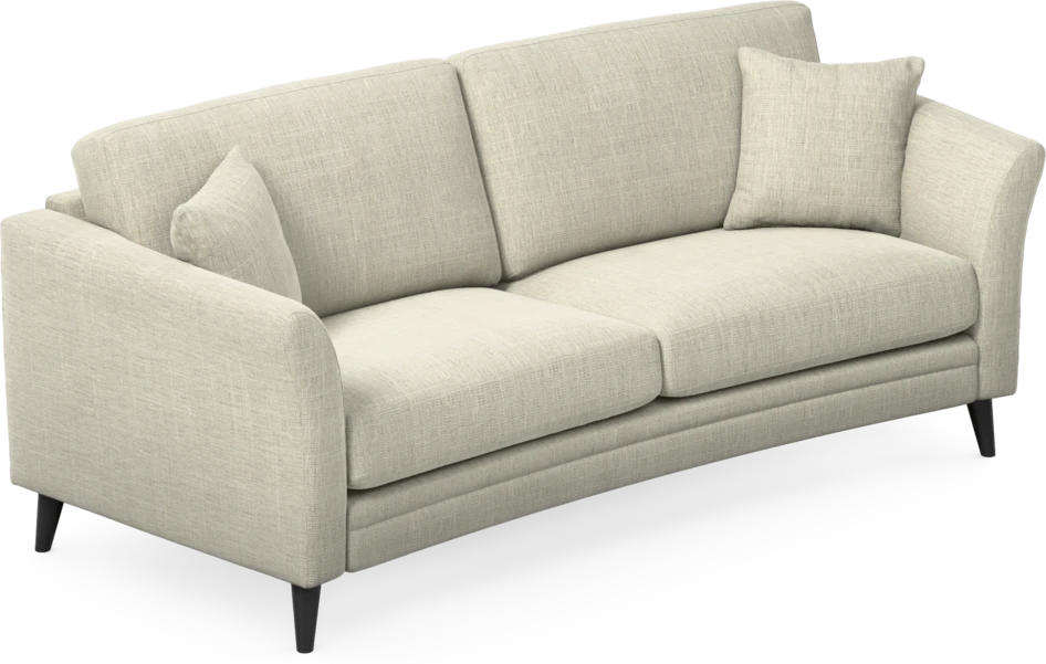 Eden - 2,5-sits soffa svängd - Beige