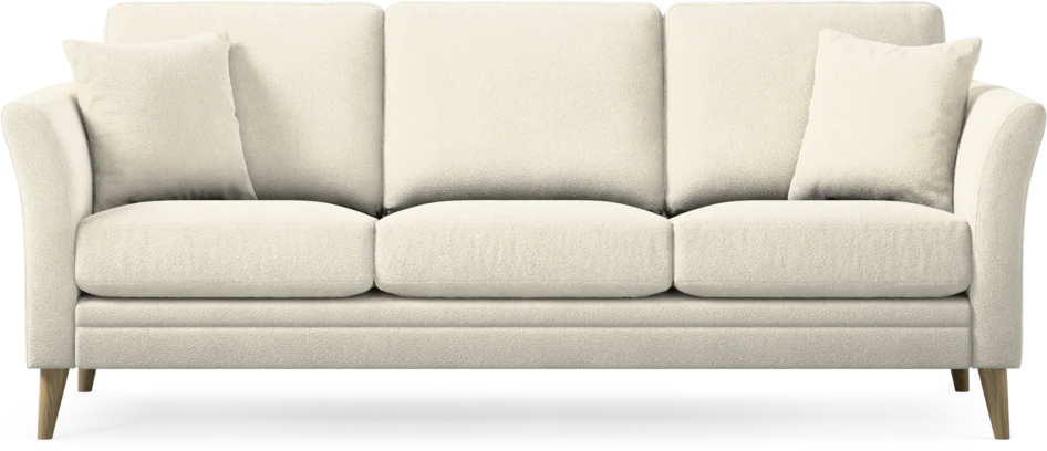 Eden - 3-sits soffa - Vit