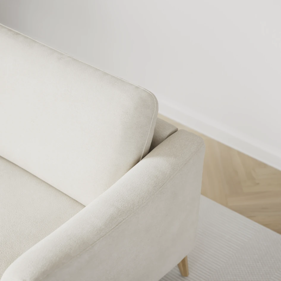 Bridge - 2-sits soffa - Vit