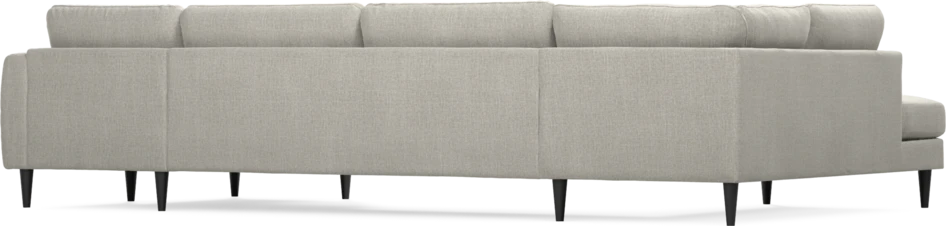 Bridge - 3-sits soffa med divan vänster och schäslong höger - Grå