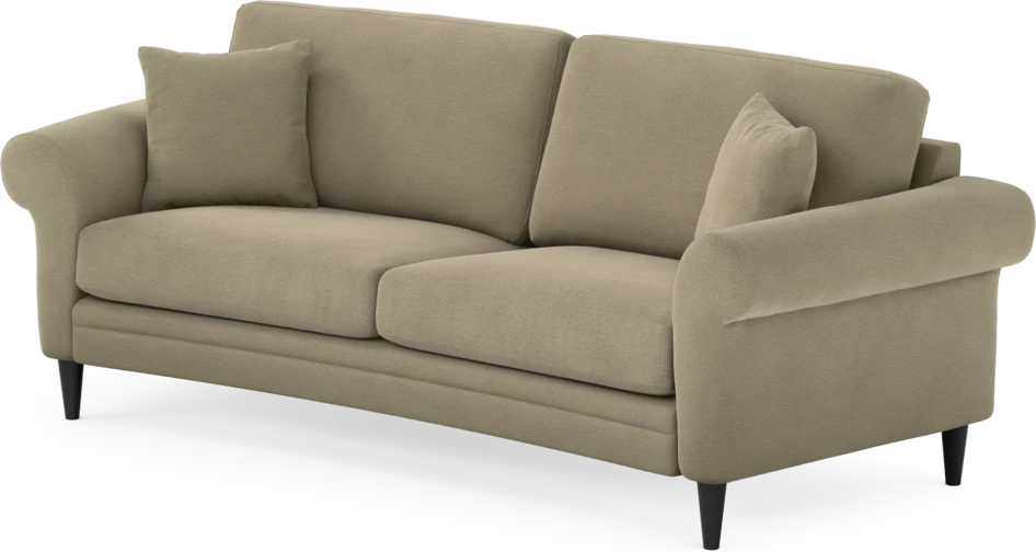 Eden - 2,5-sits soffa svängd - Beige
