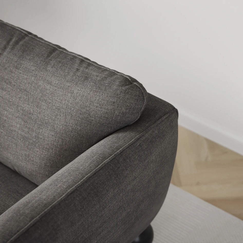 Madison - 2-sits soffa med divan vänster och schäslong höger - Grå