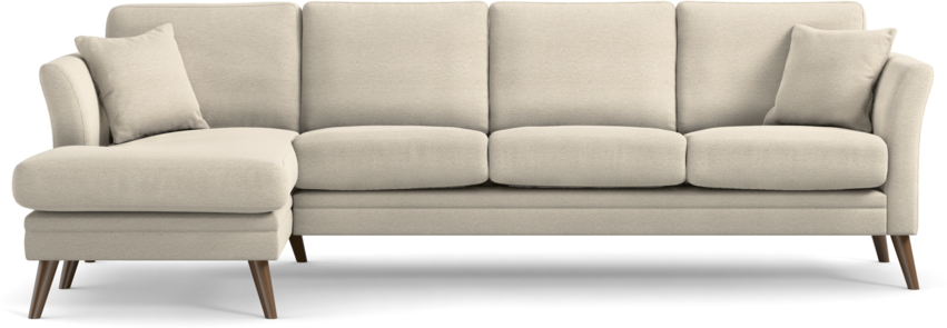 Eden - 3-sits soffa med schäslong - Beige