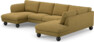 Madison Lux - 2-sits soffa med schäslong vänster och divan höger - Gul
