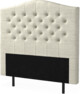 New York välvd - Sänggavel, 90-210 cm - Beige