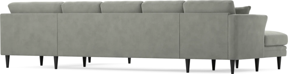 Eden - 3-sits soffa med schäslong vänster och divan höger - Grå