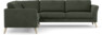 Bridge - Hörnsoffa, 2+3-sits - Grön
