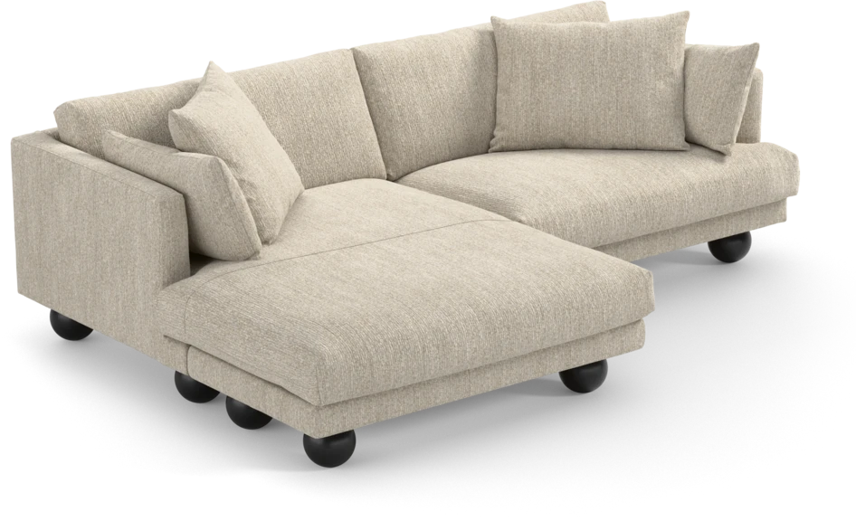 Harper - 4-sits med schäslong XL vänster - Beige
