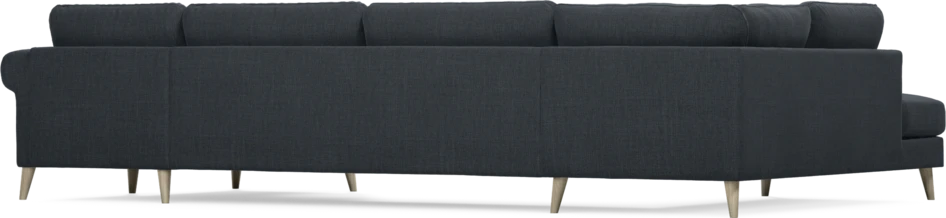 Bridge - 3-sits soffa med divan vänster och schäslong höger - Blå