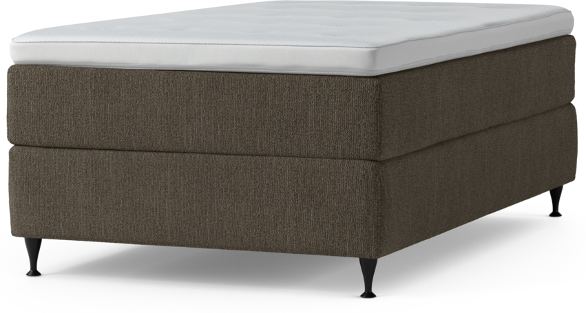Delux Exclusive - Kontinentalsäng, enkelsäng 120 cm med bäddmadrass och sängben