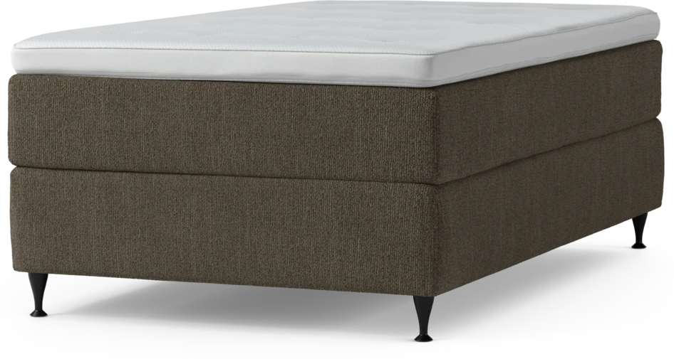 Delux Exclusive - Kontinentalsäng, enkelsäng 120 cm med bäddmadrass och sängben