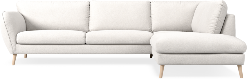 Madison Lux - 3-sits soffa med divan höger - Beige