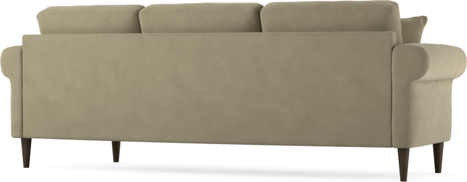 Eden - 3-sits soffa svängd - Beige