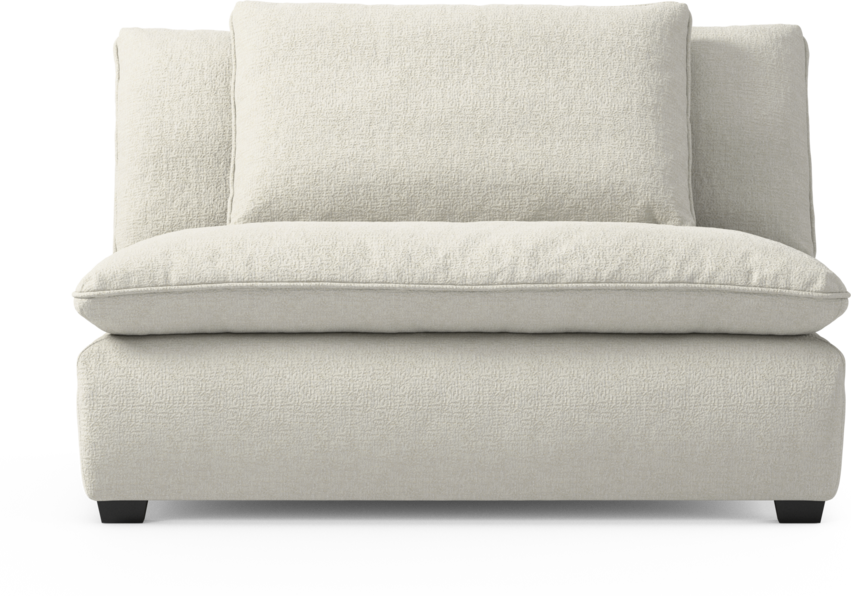 Bellora - 2-sits utan armstöd - Vit