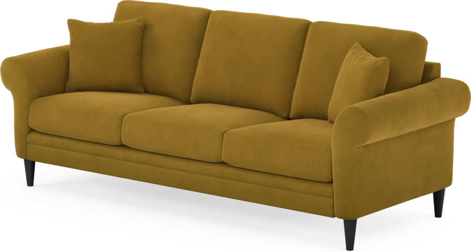 Eden - 3-sits soffa - Gul