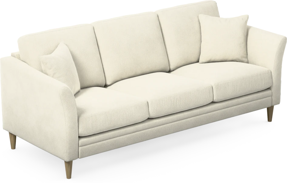 Eden - 3-sits soffa - Vit