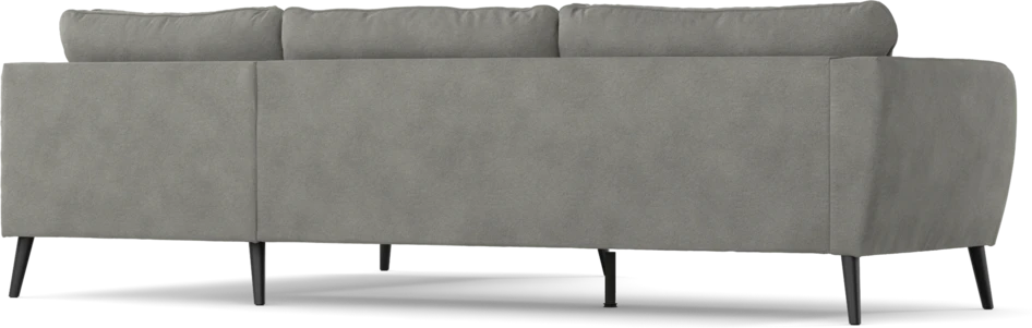 County - 2,5-sits soffa med divan höger - Grå