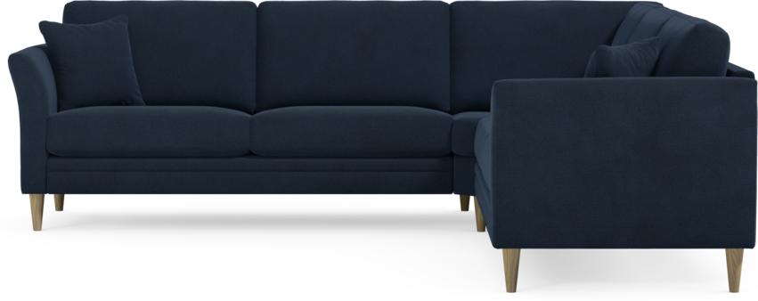 Eden - Hörnsoffa, 2,5+2,5-sits - Blå