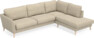 Bridge - 3-sits soffa med divan höger - Beige
