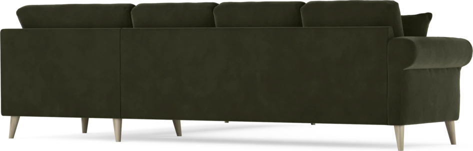 Eden - Hörnsoffa, 3+3-sits - Grön