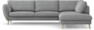 Madison Lux - 3-sits soffa med divan höger - Grå