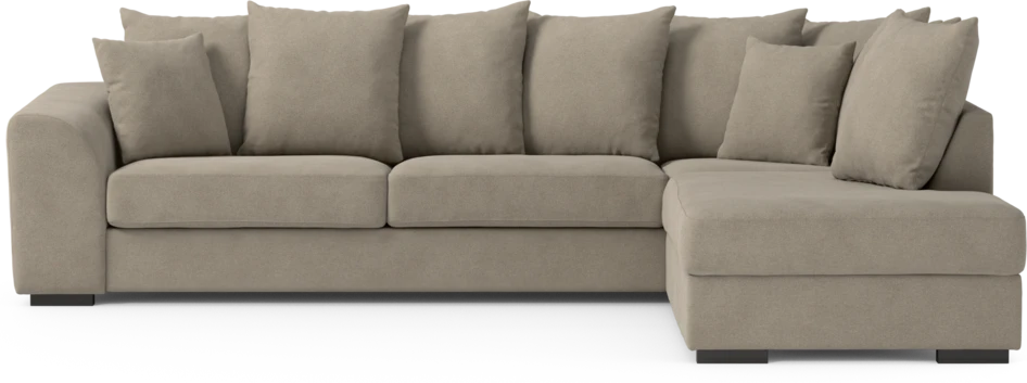 Town - 3-sits soffa med divan höger - Beige