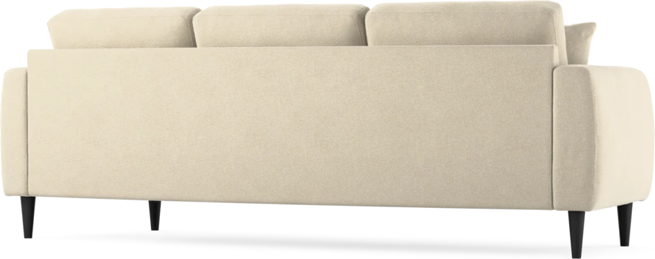 Eden - 3-sits soffa svängd - Beige