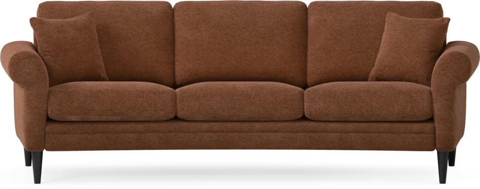 Eden - 3-sits soffa svängd - Orange