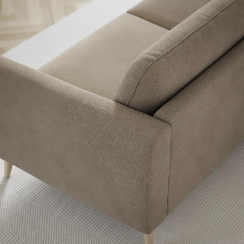 Bridge - 3-sits soffa med schäslong vänster och divan höger - Beige