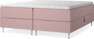 New York - Förvaringssäng, dubbelsäng med bäddmadrass, sängben och sängben - Rosa