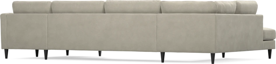 Bridge - 3-sits soffa med divan vänster och schäslong höger - Brun