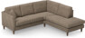 Eden - 2-sits soffa med divan - Brun