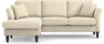 Eden - 2-sits soffa med schäslong - Beige