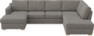 Friday - 3-sits soffa med schäslong vänster och divan höger - Grå