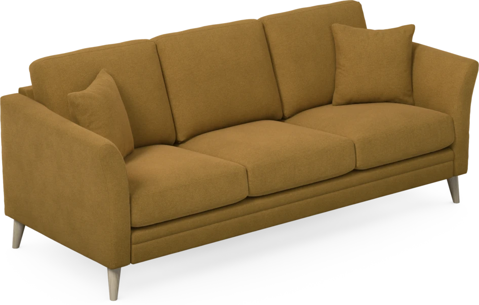 Eden - 3-sits soffa - Gul