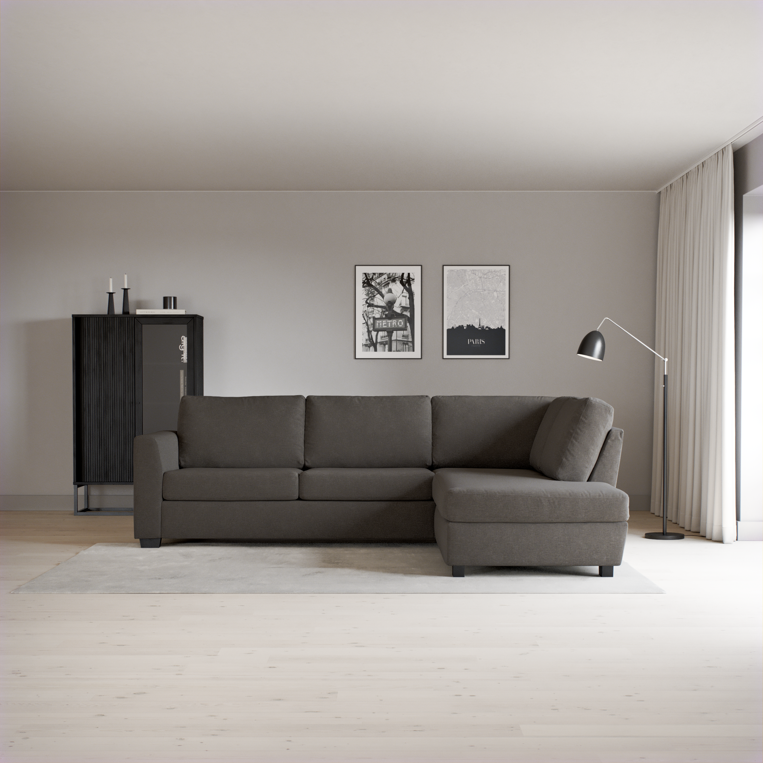 Friday - 2,5-sits soffa med divan höger - inspiration