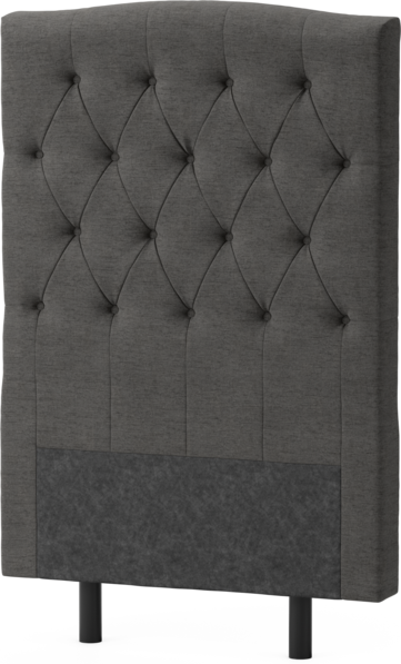 Delux Välvd - Sänggavel, 90-210 cm - Grå