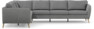 County - Hörnsoffa, 2+3-sits - Grå