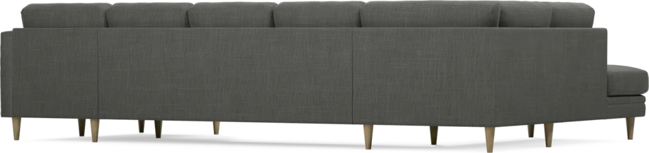 Eden - 3-sits soffa med divan vänster och schäslong höger - Grå