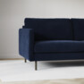 Madison Lux - Hörnsoffa med schäslong höger - Blå
