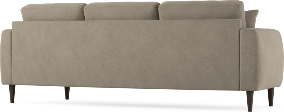 Eden - 3-sits soffa svängd - Beige