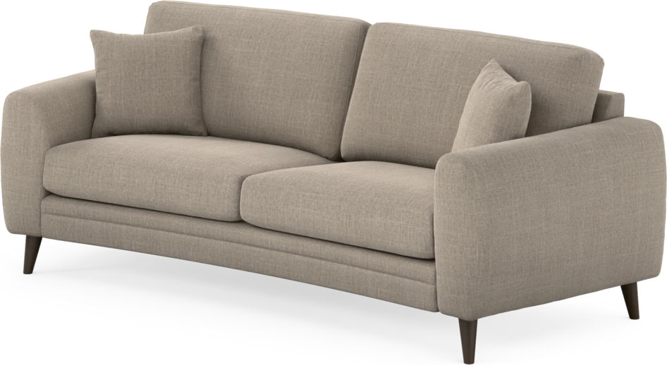 Eden - 2,5-sits soffa svängd - Beige