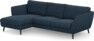 Madison Lux - 2-sits soffa med schäslong vänster - Blå