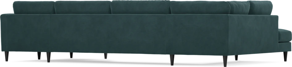 Bridge - 3-sits soffa med divan vänster och schäslong höger - Blå