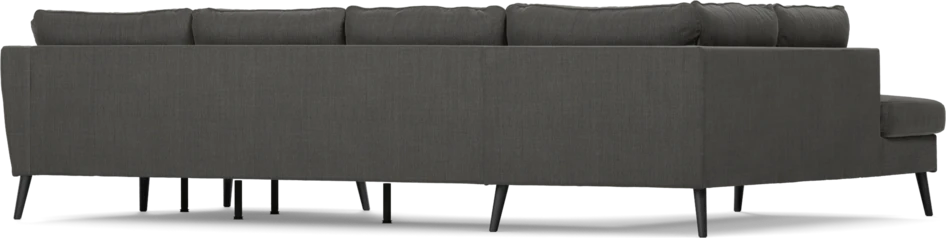 County - 3-sits soffa med divan vänster och schäslong höger - Grå